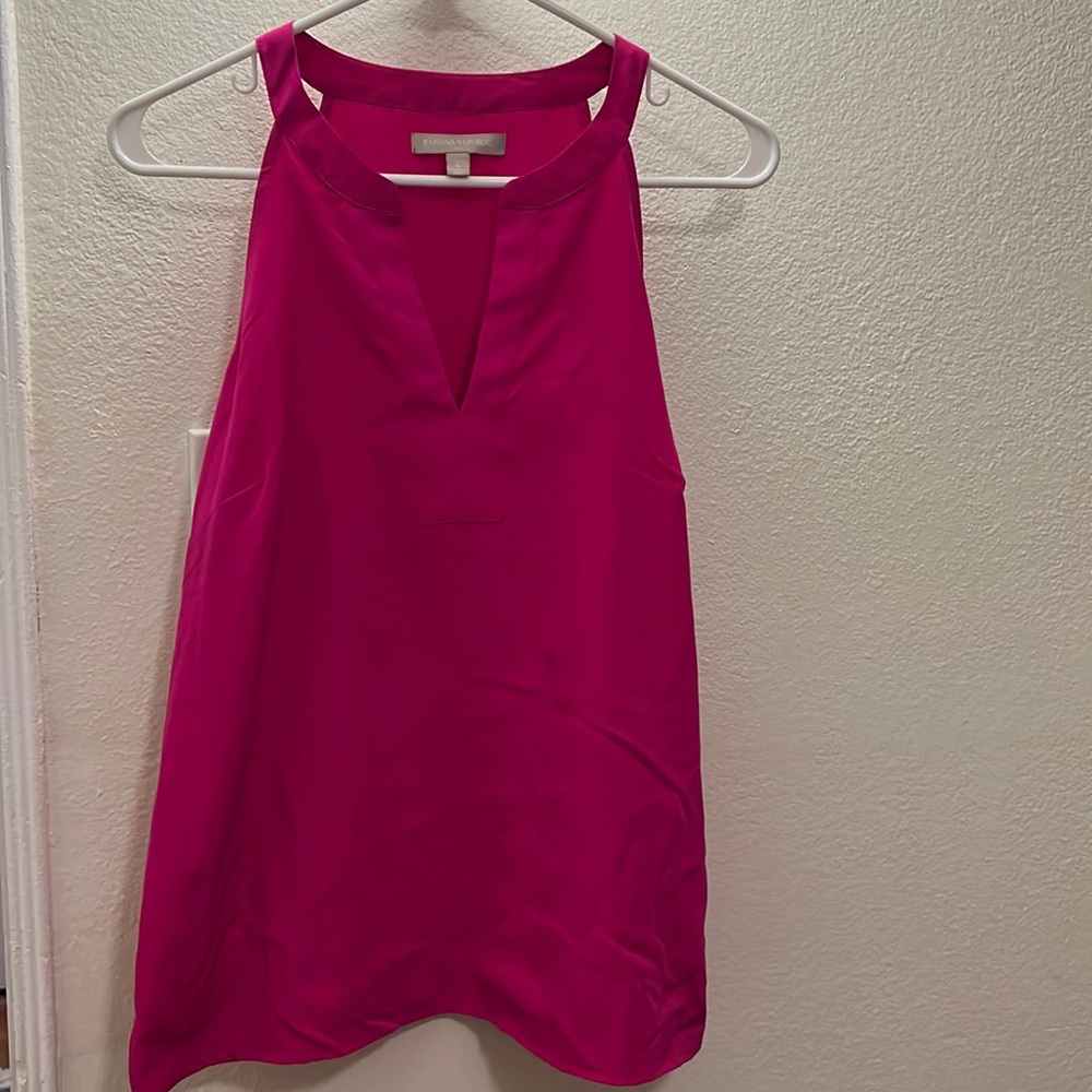 Hot pink blouse